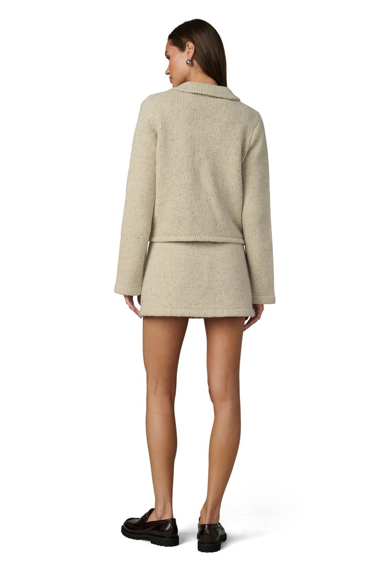 The Lennon Wool Blend Collared Cardigan, Alternate, color, STONE MARL