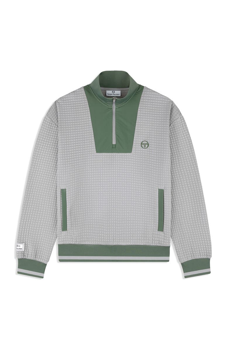 Sergio Tacchini Netto Quarter Zip, Alternate, color, Sleet