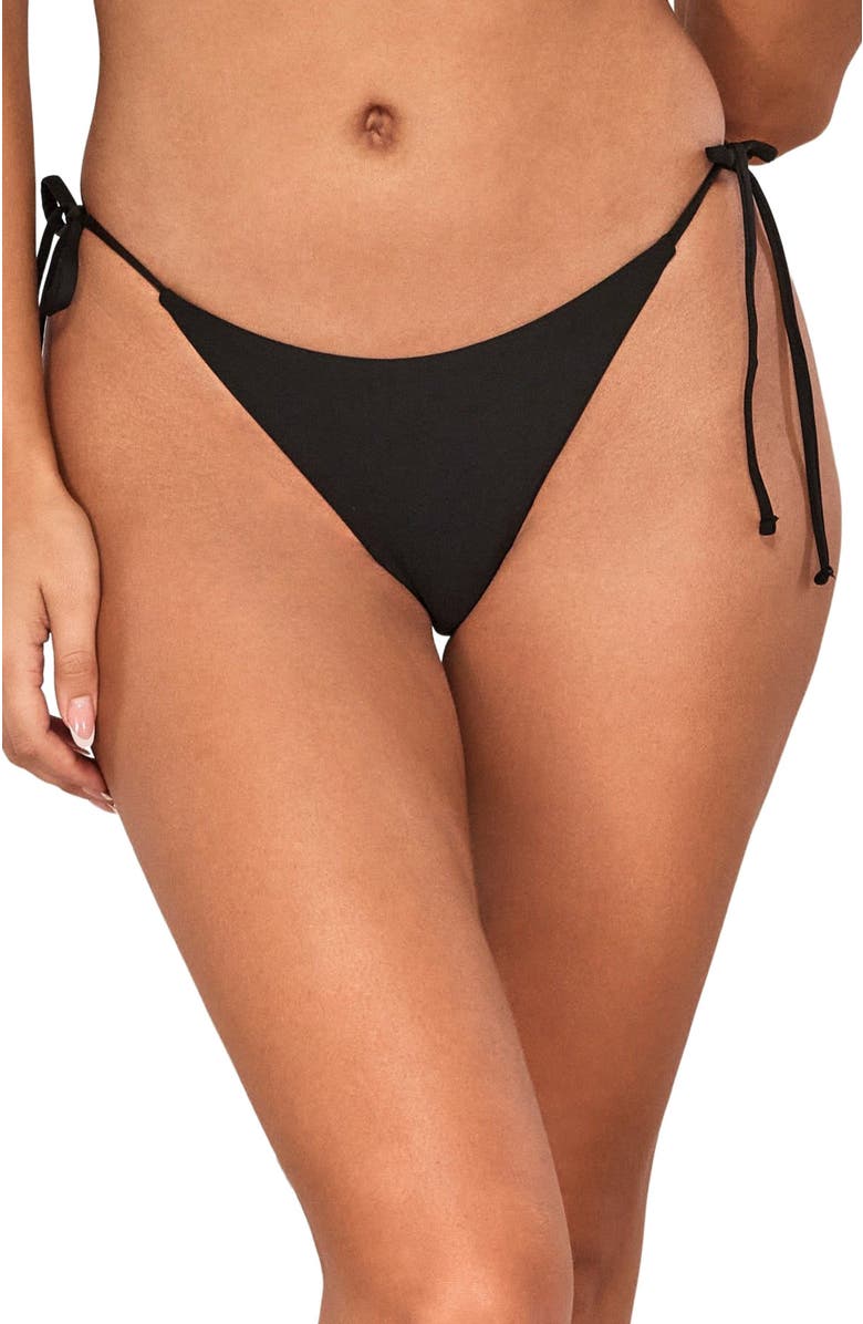 Swim Systems McKenna Tie Side Bikini Swim Bottoms, Alternate, color, Black