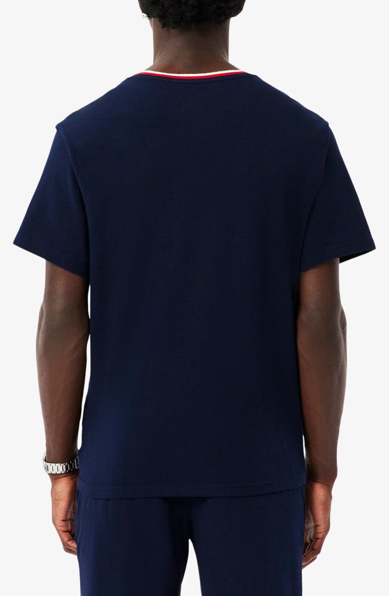 Lacoste Core Essentials Stretch Cotton T-Shirt, Alternate, color, Navy Blue