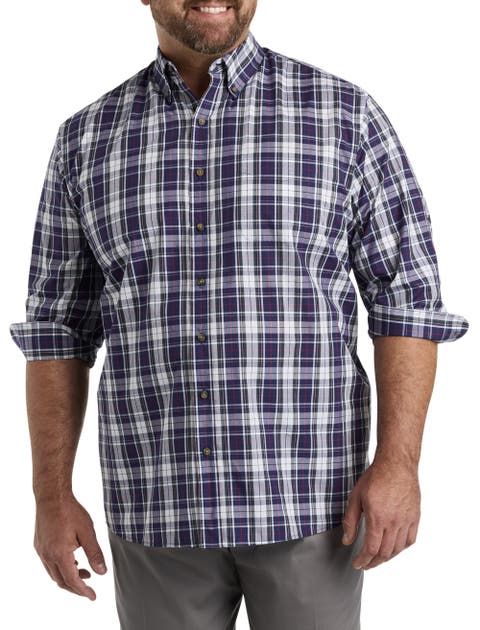 Easy-Care Multi Plaid Sport Shirt