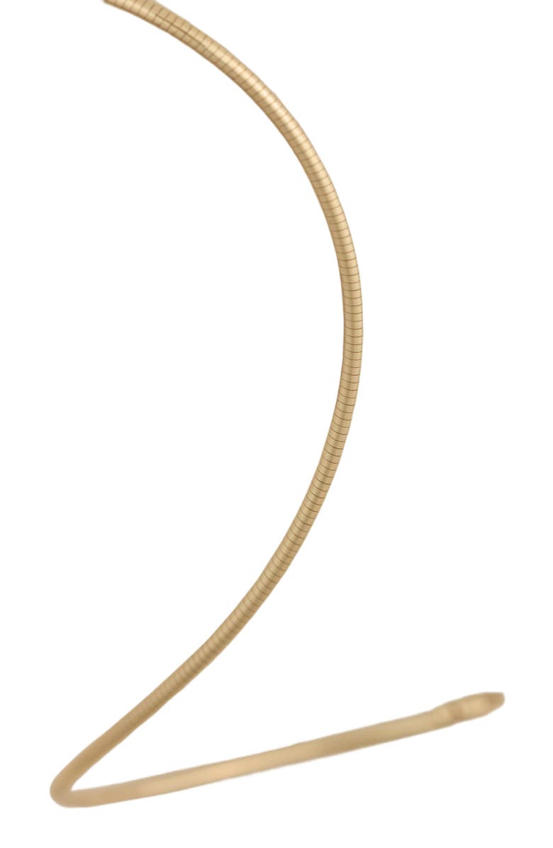 Kinn Heirloom Curved Chain Necklace, Alternate, color, Gold