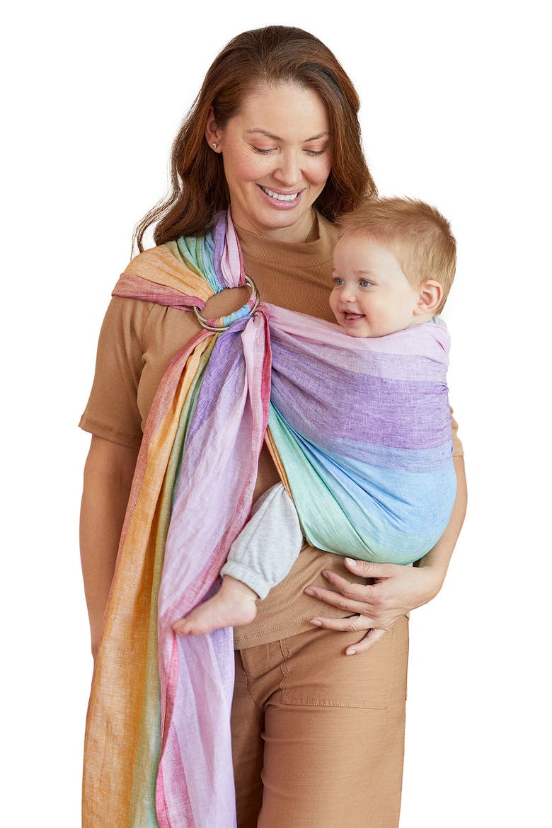 Ring Sling Rainbow Baby Carrier, Alternate, color, RAINBOW