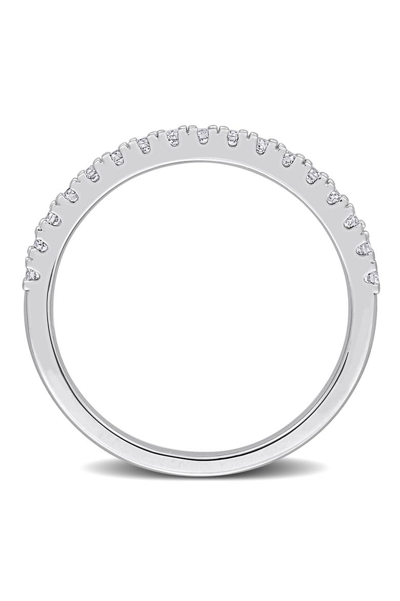 Lab Grown Diamond Anniversary Ring, Alternate, color, Sterling Silver