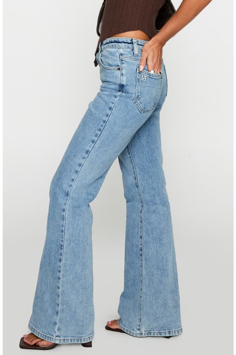 Magic Mirror Mid Rise Bootcut Jeans, Alternate, color, ICE WASH