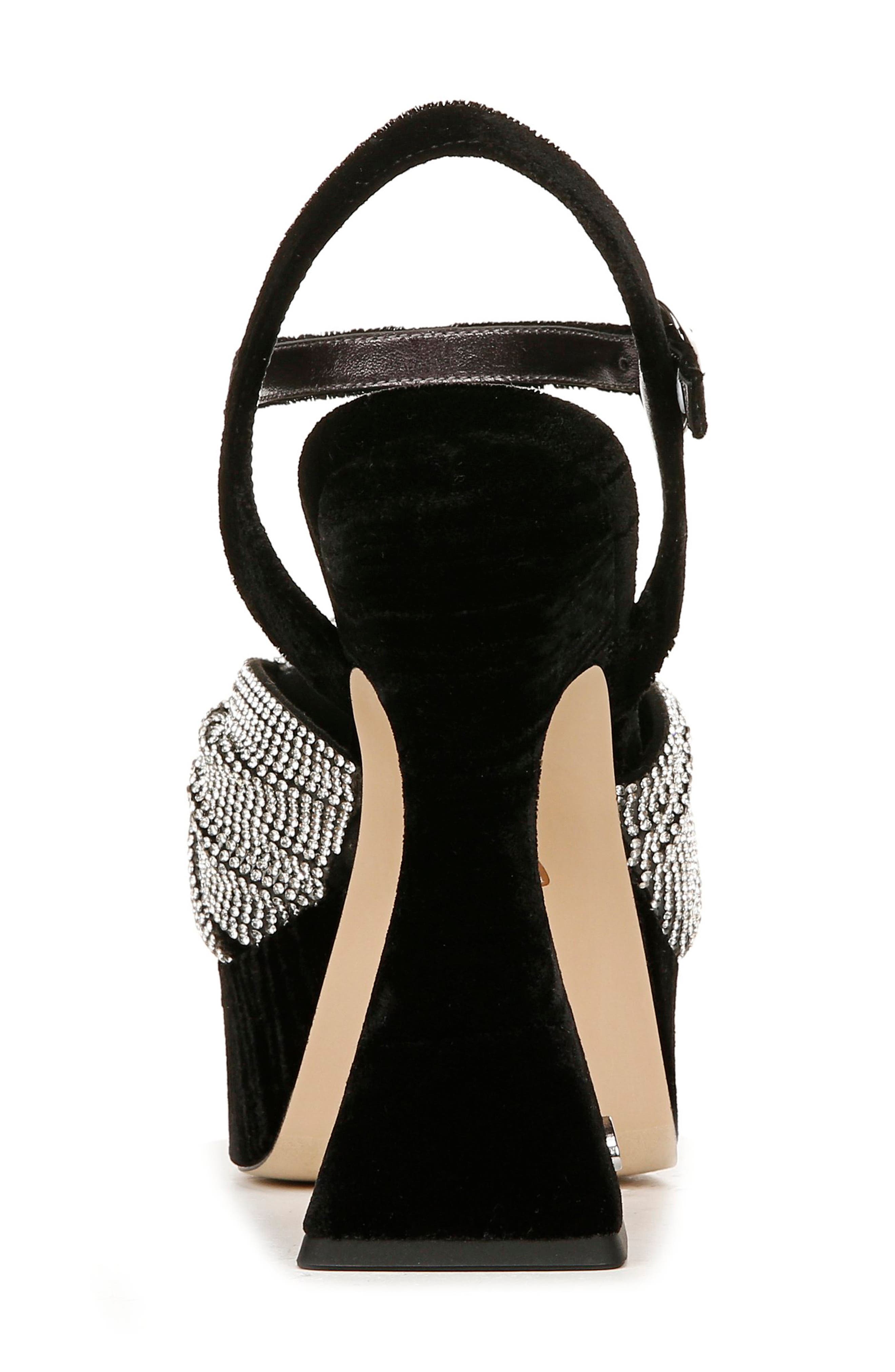 Circus NY by Sam Edelman Audrea Jewel Platform Sandal, Alternate, color, Black