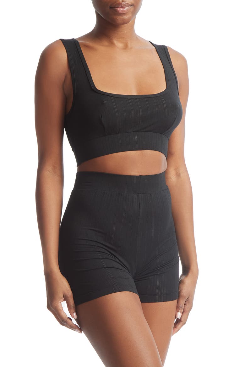 MellowLuxe™ Lounge Bralette, Alternate, color, BLACK