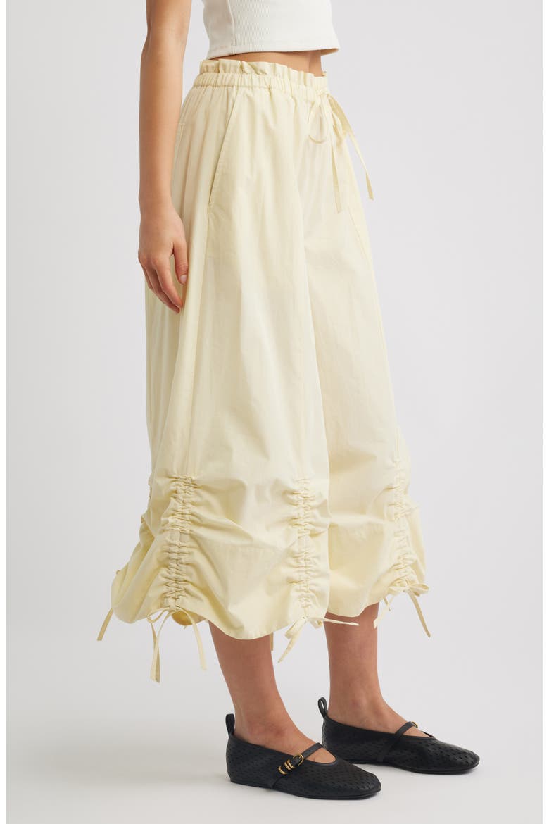 Orena Organic Cotton Culottes, Alternate, color, SAGE