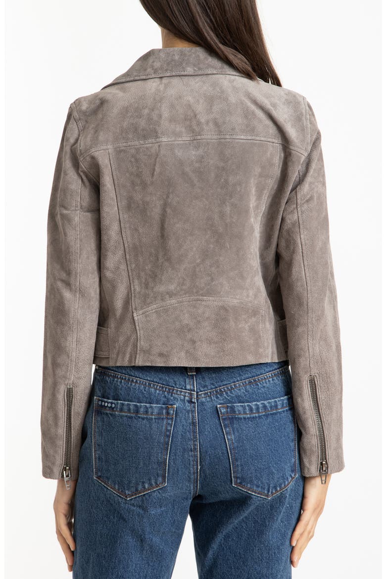 Suede Moto Jacket, Alternate, color, HIGH ALTITUDE