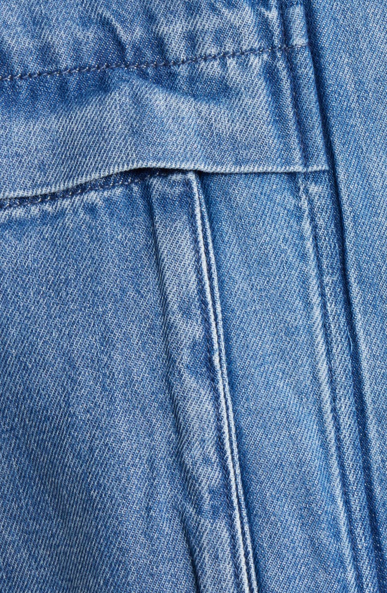 Caslon<sup>®</sup> Denim Utility Jacket, Alternate, color, Medium Wash