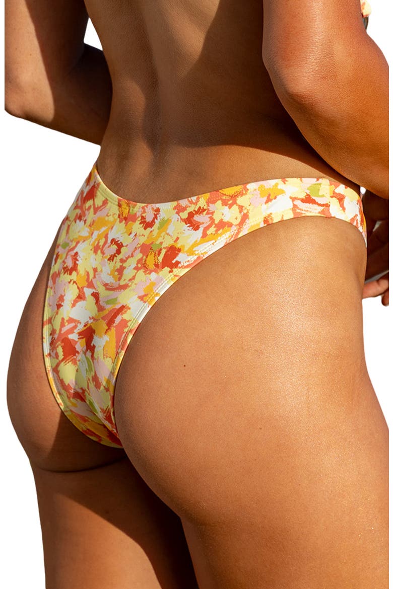 Print Bikini Bottoms, Alternate, color, YELLOW MULTI