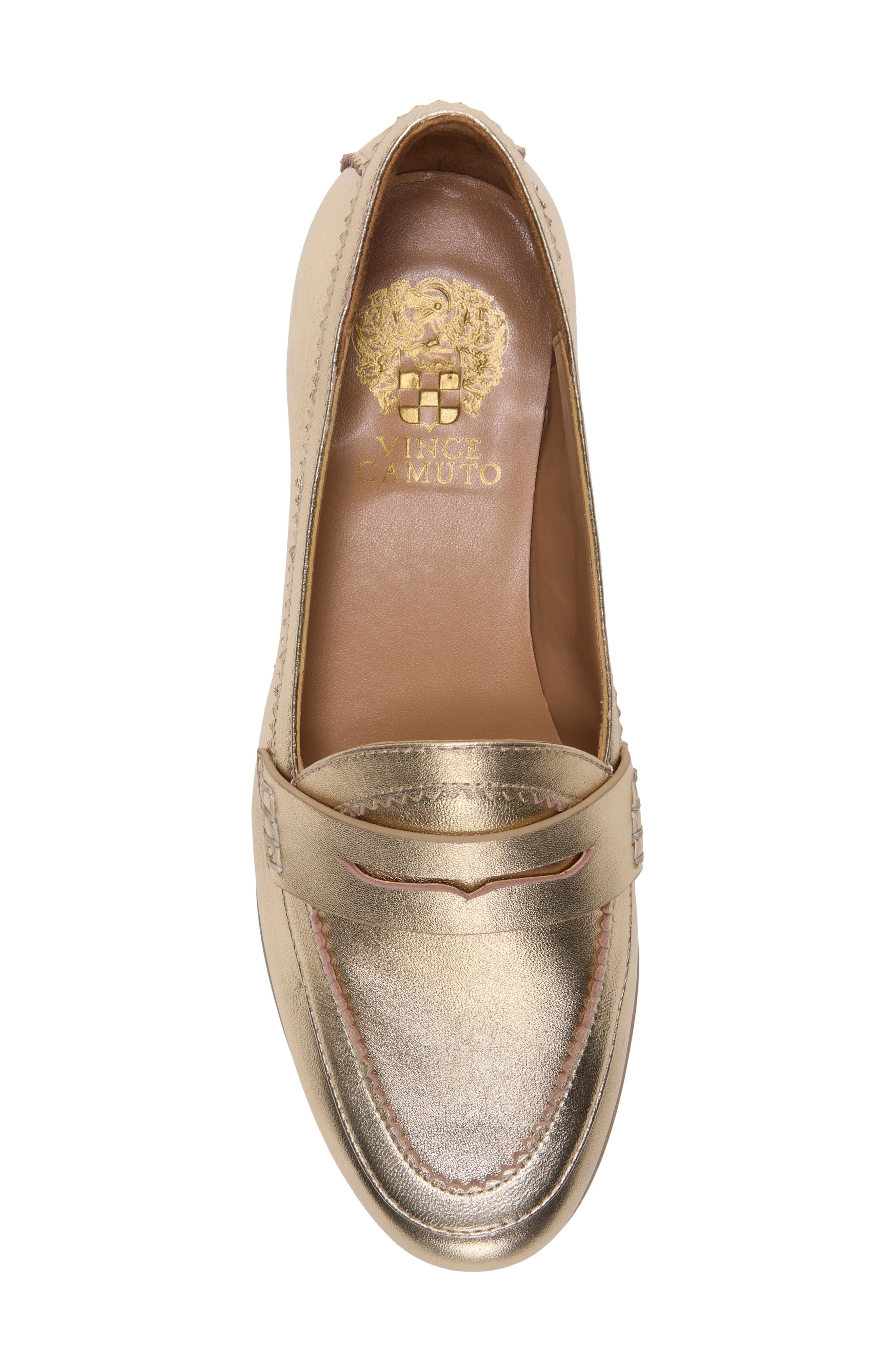 Clarette Penny Loafer, Alternate, color, EGYPTIAN GOLD