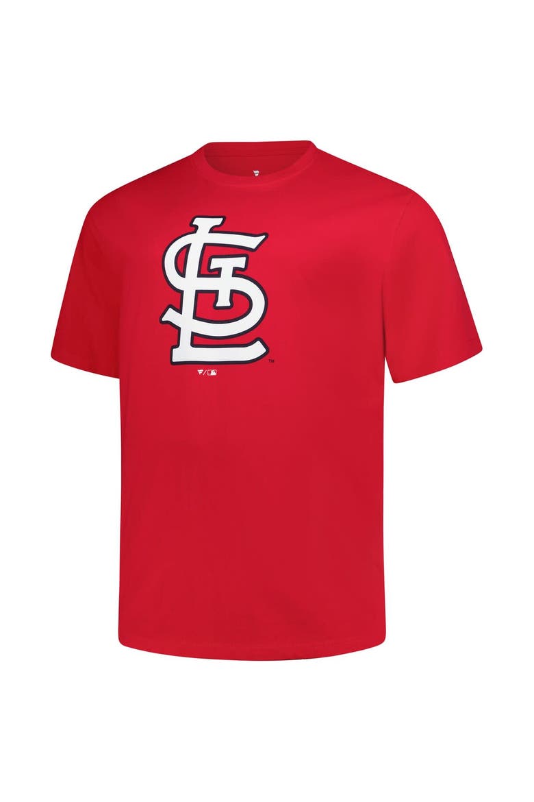 Men's Profile Navy St. Louis Cardinals Big & Tall Primary Logo T-Shirt, Alternate, color, Red