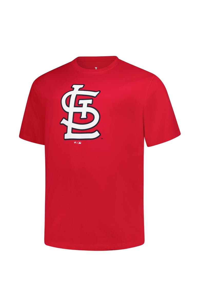 PROFILE Men's Profile Navy St. Louis Cardinals Big & Tall Primary Logo T-Shirt, Alternate, color, Red