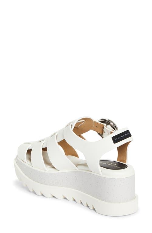 Stella Mccartney Elyse Platform Sandal In Ivory