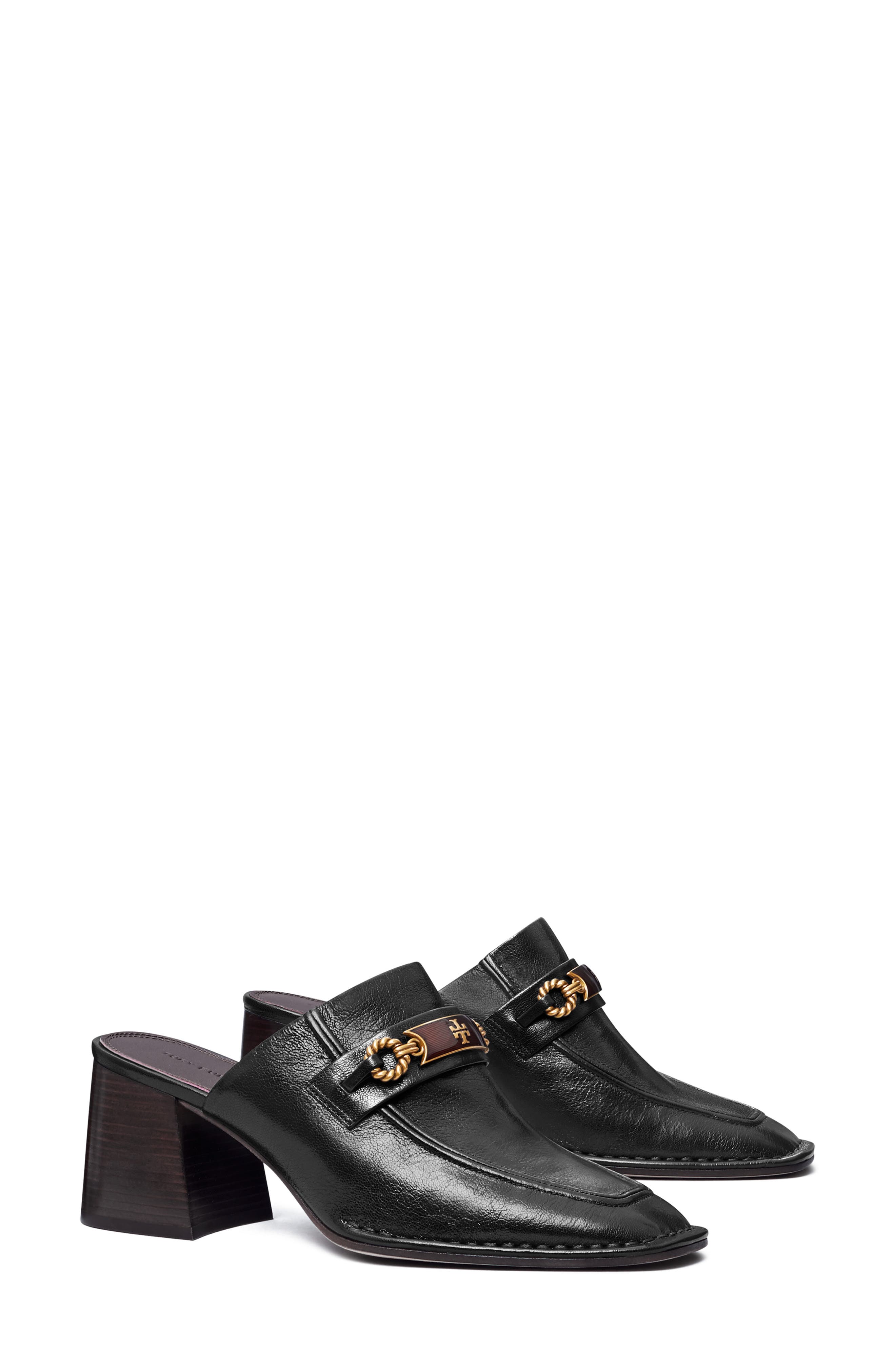 Tory Burch Perrine Mule, Main, color, Perfect Black