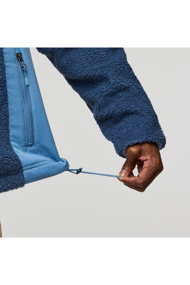 Bacano Fleece Jacket - Men's, Alternate, color, Deep Sea and Fjord