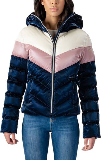 Woodpecker Robin Water Resistant Hooded Quilted Puffer