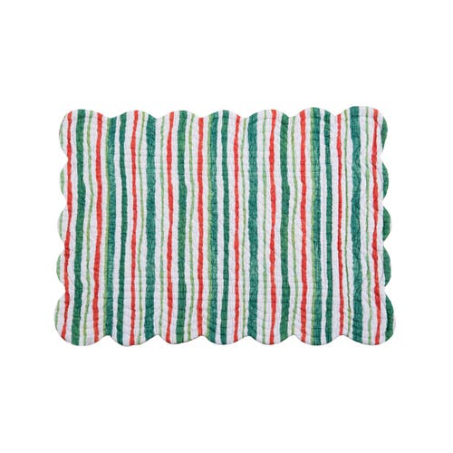 C & F Home C&f Home Delwyn Cardinal Placemats Set Of 6, 13" X 19" In Red