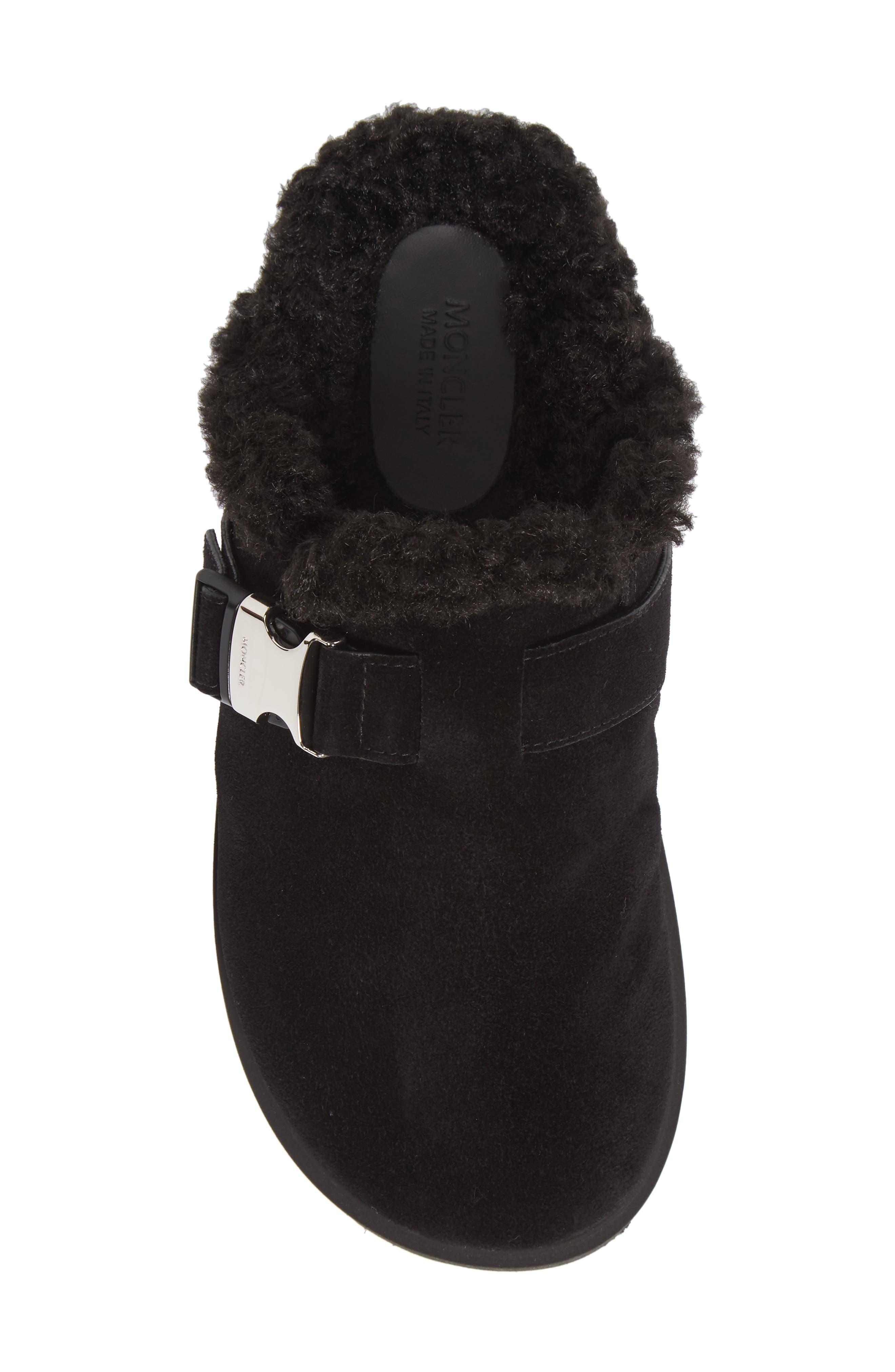 Moncler Mon Faux Shearling Mule, Alternate, color, 