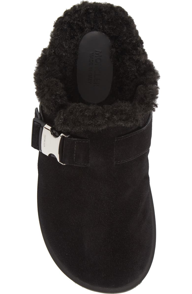 Moncler Mon Faux Shearling Mule, Alternate, color,