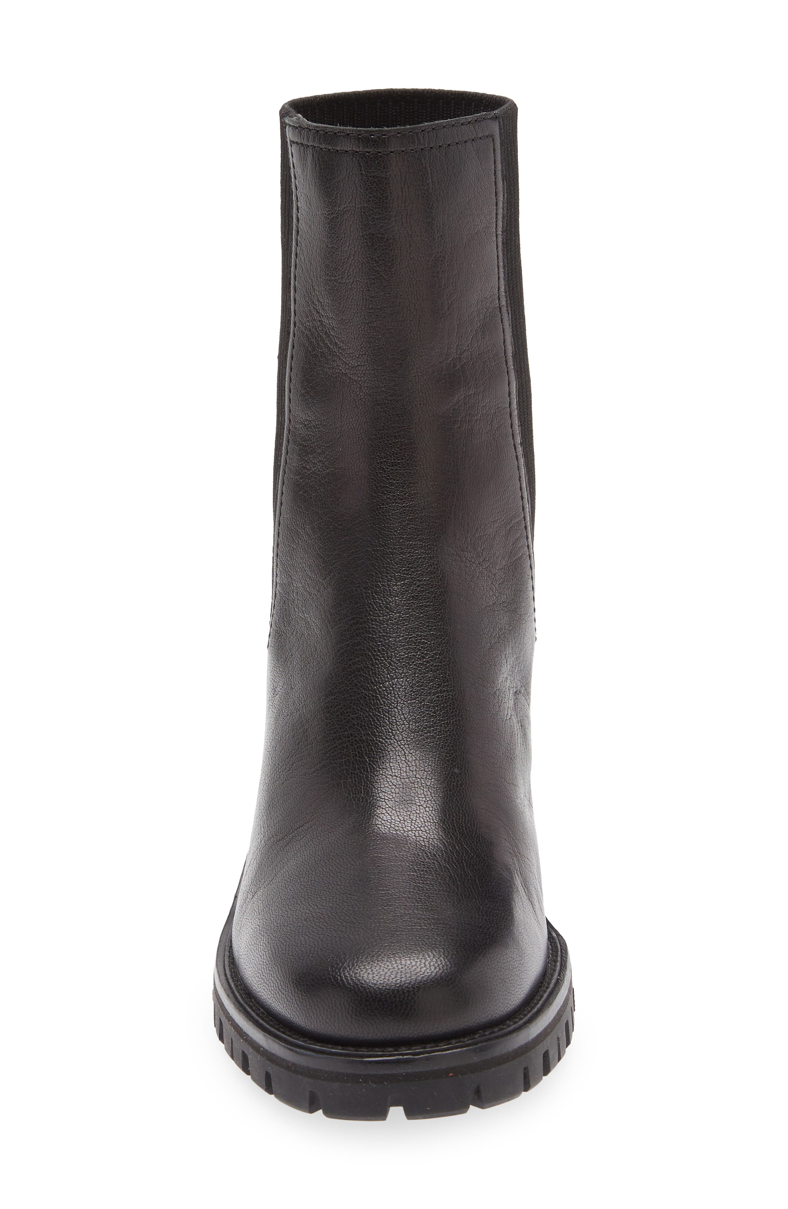 rag & bone Corey Lug Sole Chelsea Boot, Alternate, color, Black