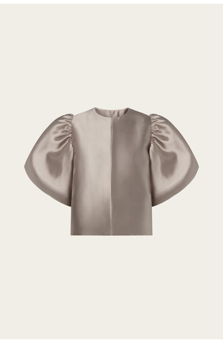 Malina Cleo Pouf Balloon Sleeve Blouse, Alternate, color, Graphite