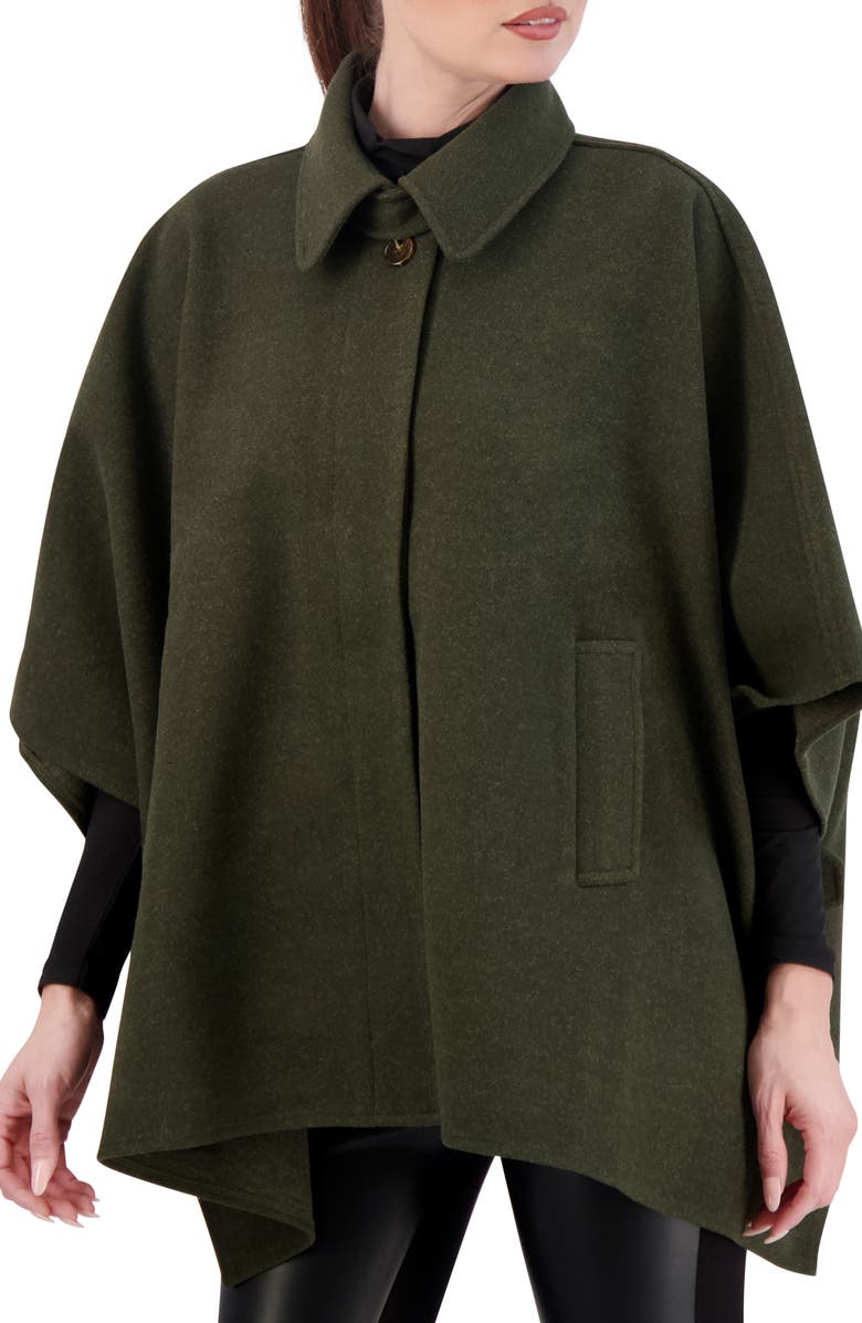 Ookie & Lala Faux Wool Cape, Alternate, color,