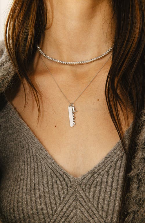 Dana Rebecca Designs Ava Bea Diamond Tennis Necklace In White Gold