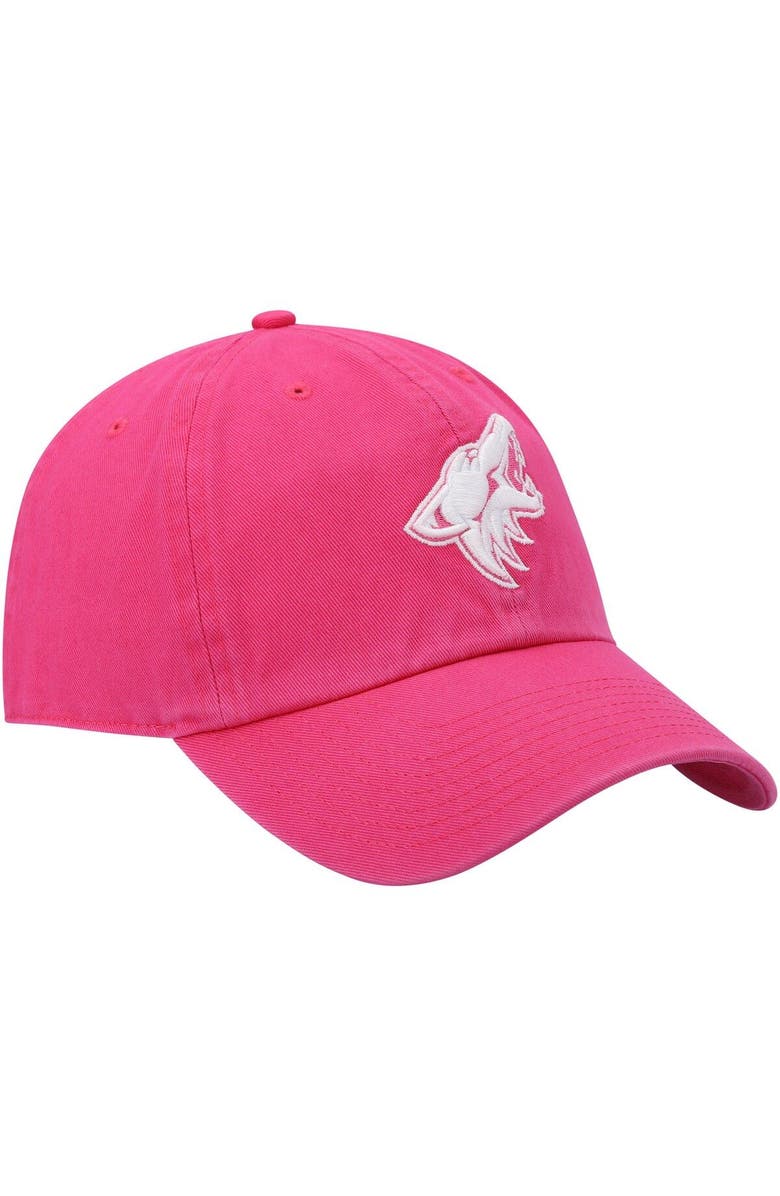'47 Men's '47 Pink Arizona Coyotes Clean Up Adjustable Hat, Alternate, color, Pink