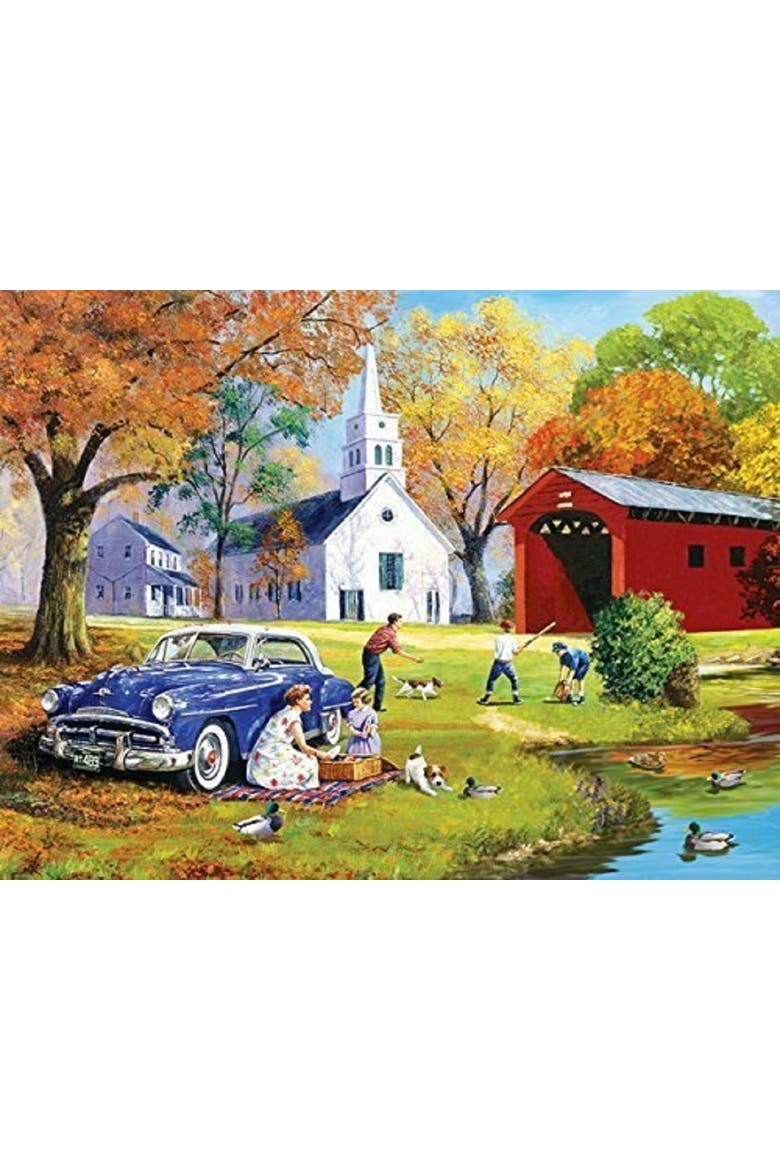 Family Time by the River 300 piece Jigsaw Puzzle for Adults, Alternate, color, Multicolor