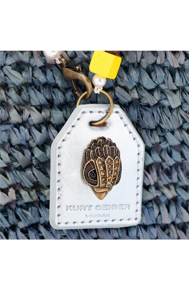 Kurt Geiger London Raffia Hobo Bag, Alternate, color, Light/ Pastel Blue