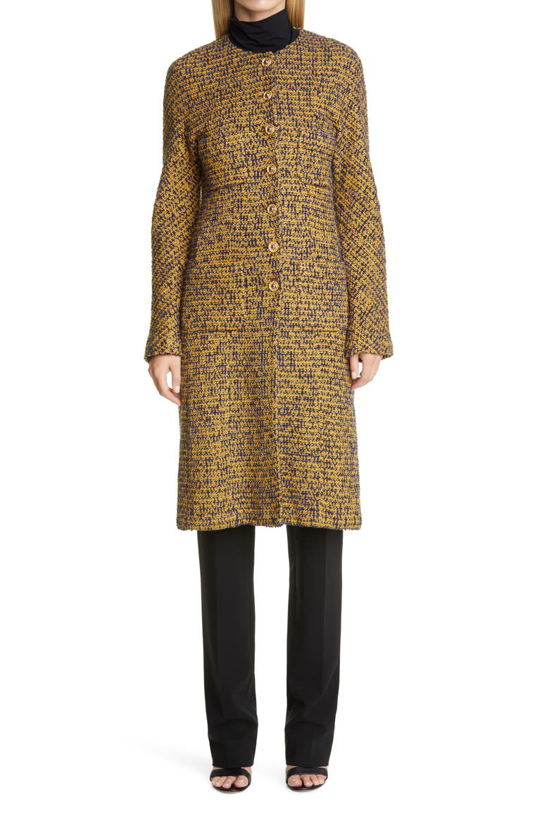 Collection Diana Straight Leg Crepe Marocain Pants, Main, color, CAVR CAVIAR