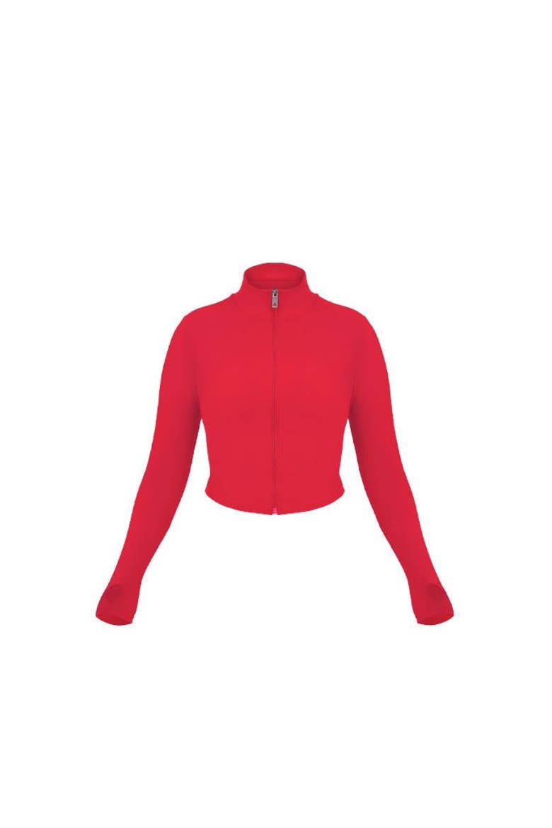 Cloud II Jacket, Alternate, color, Cherry