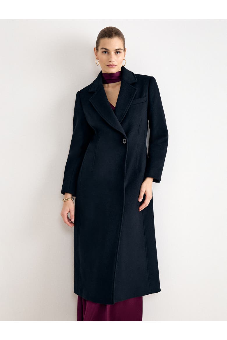 Cailyn Maxi Coat, Alternate, color, Black
