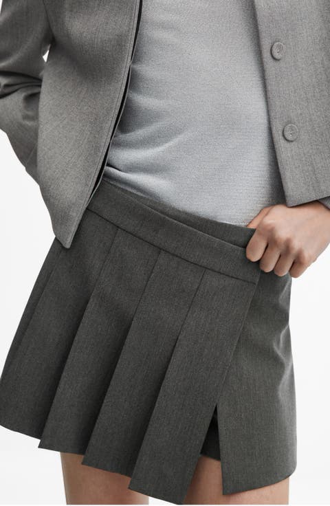 Pleated Skort