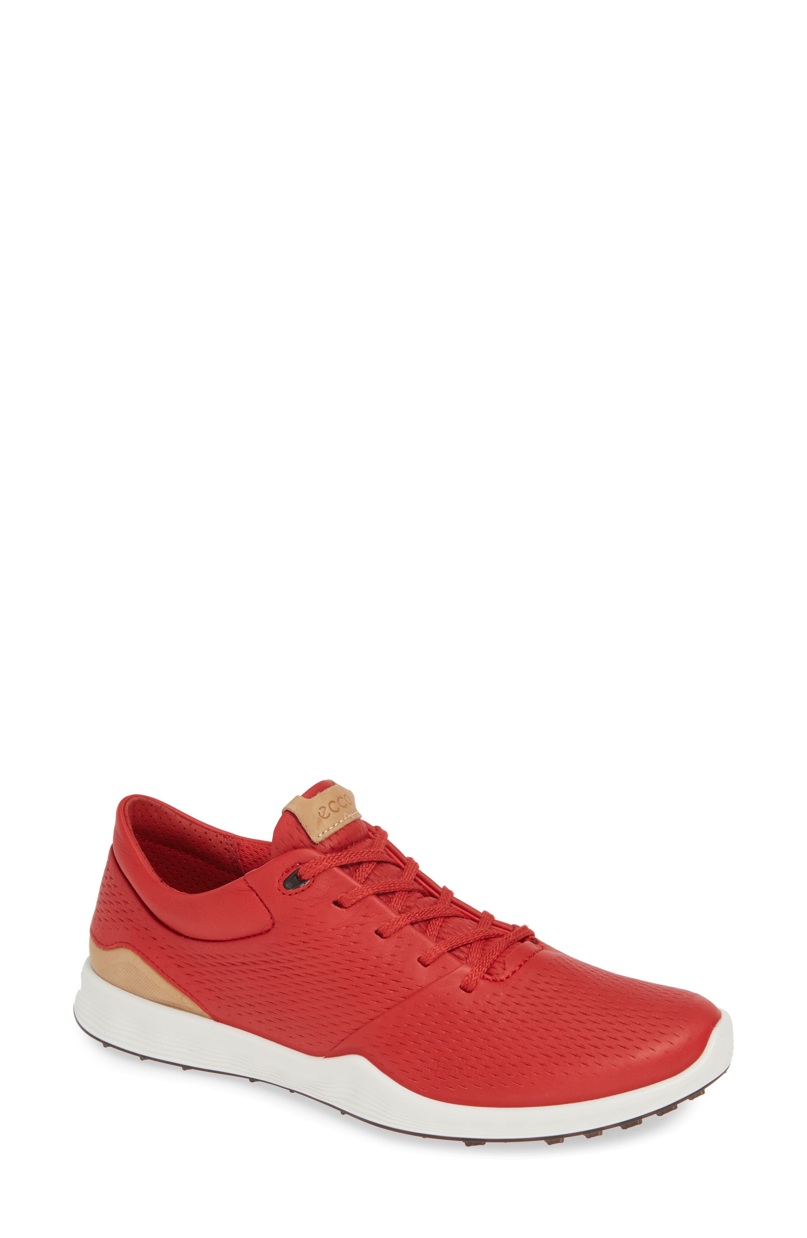 S-Lite Sneaker, Main, color, TOMATO LEATHER