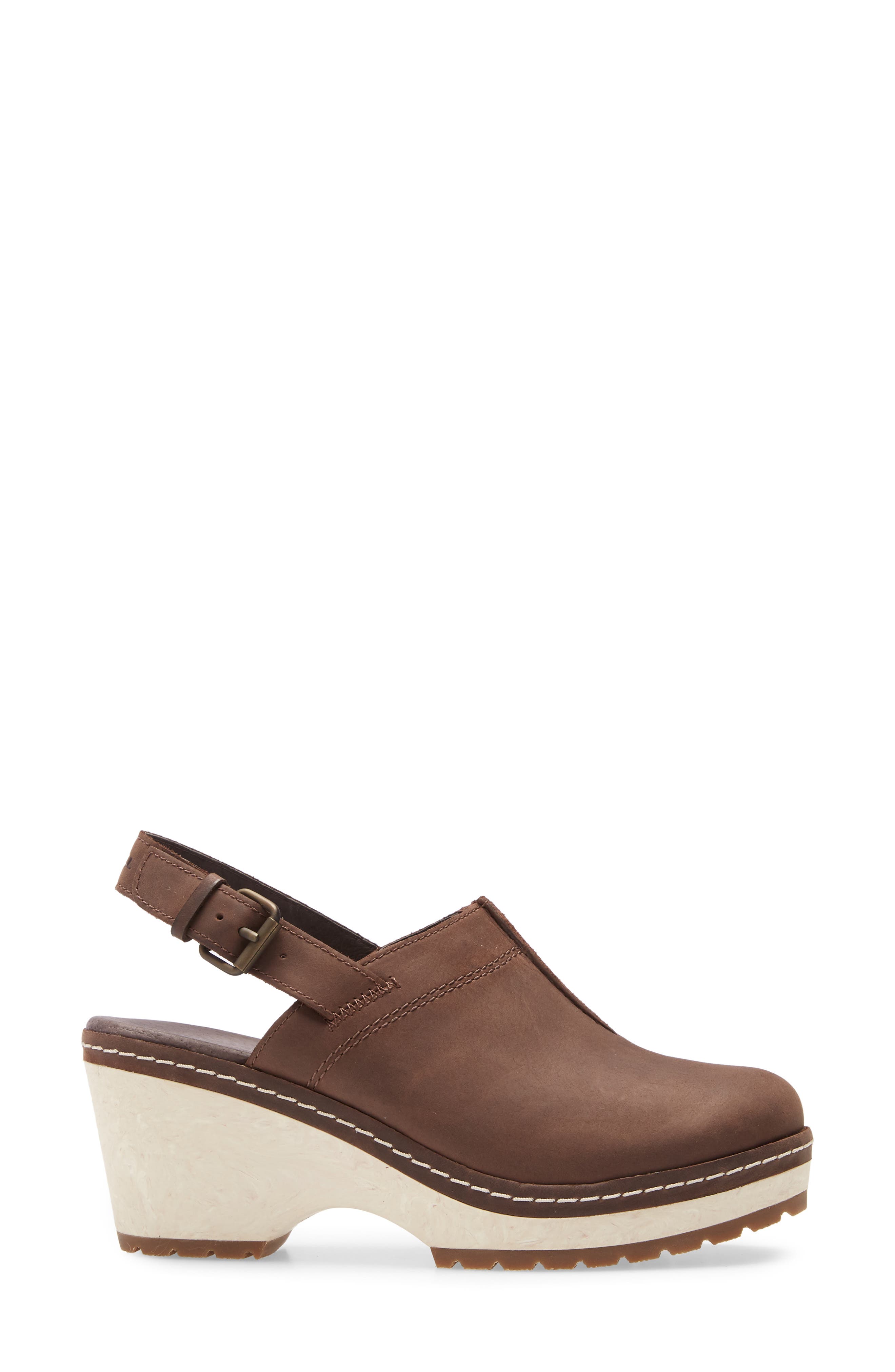 Halendi Clog, Alternate, color, BRACKEN LEATHER