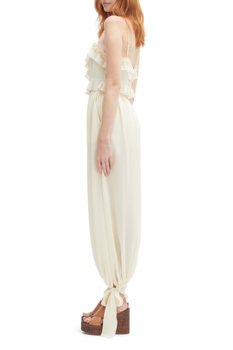 Alire Ruffle Crop Camisole, Alternate, color, SOFT BEIGE