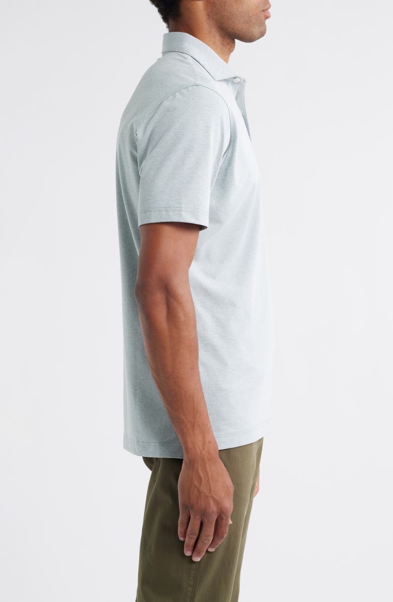 Peter Millar Crown Crafted Albatross Pima Cotton Blend Polo, Alternate, color, Sherwood