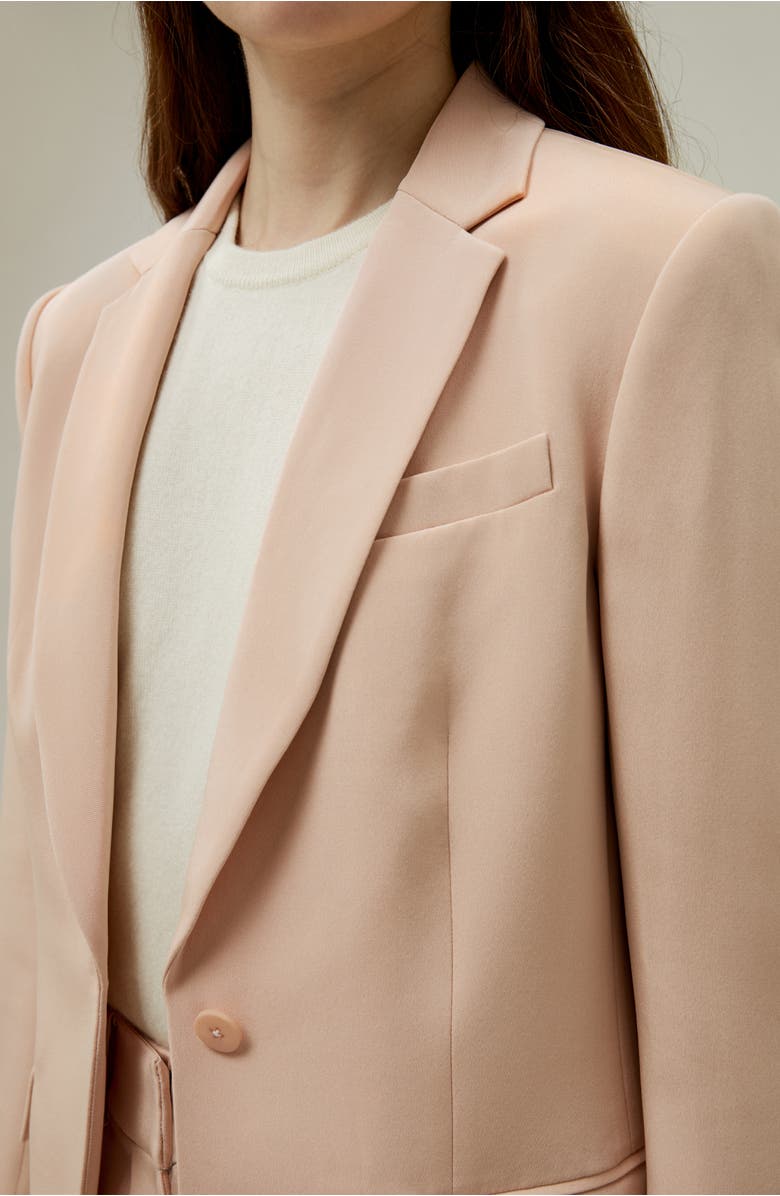 Lilysilk Mahogany Rose Silk Blazer, Alternate, color, 