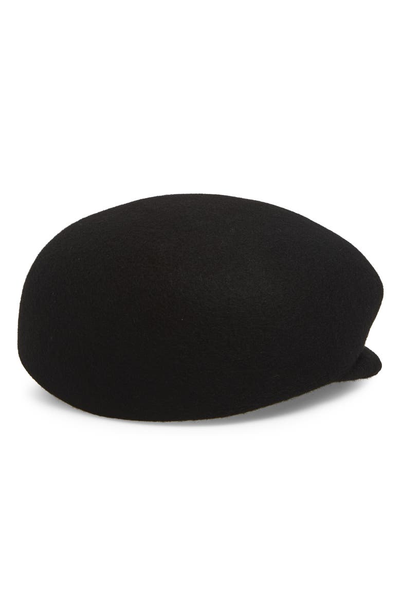 Gigi Burris Millinery Laurel Wool Felt Hat, Alternate, color, Black