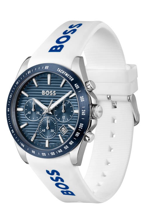 Hugo Boss Strike Chronograph, 41mm In Blue