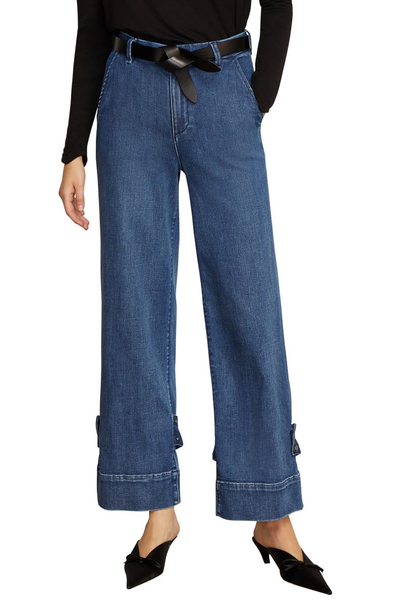 Habitual Veda High Waist Convertible Jeans, Alternate, color, 