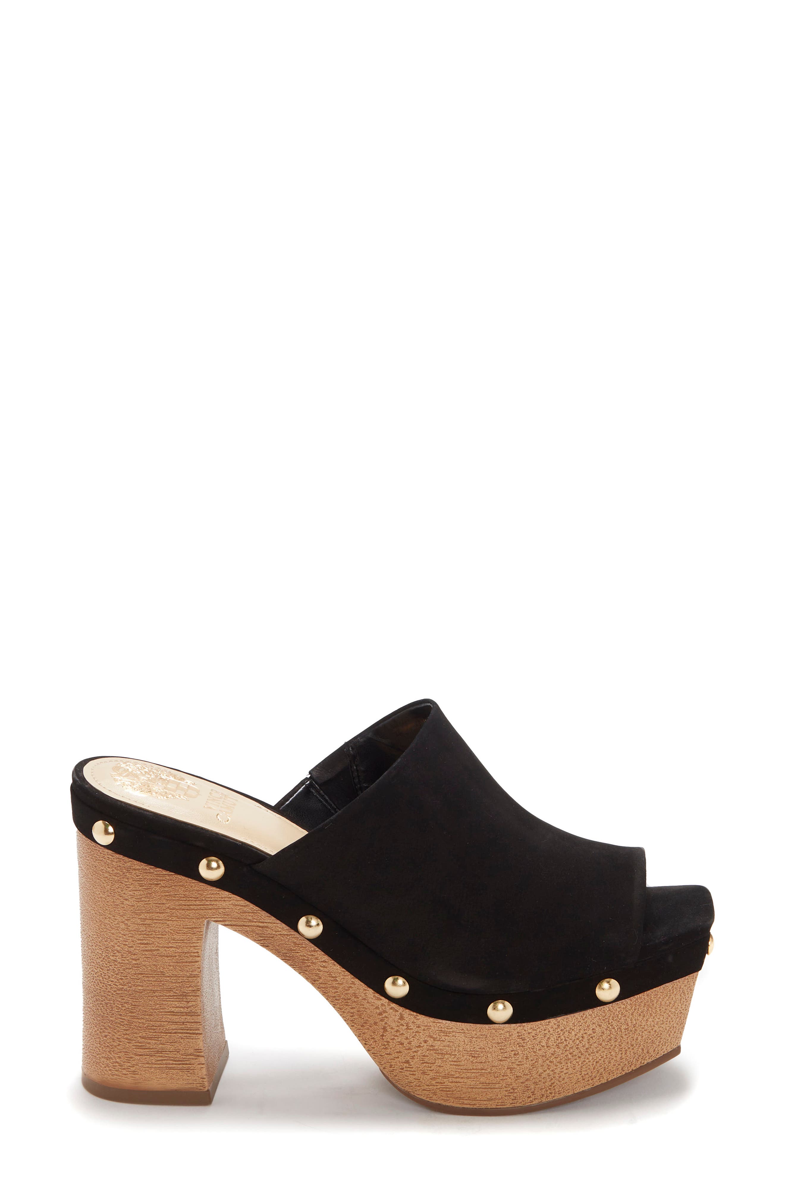 Vince Camuto Jeckima Peep Toe Mule, Alternate, color, 