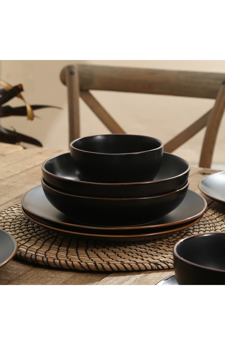 Stone Lain Brasa Stoneware 16-Piece Dinnerware Set, Alternate, color,