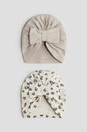 H&M 2-pack Knot-detail Hats