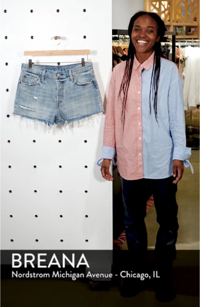 '501<sup>®</sup>' Cutoff Denim Shorts, sales video thumbnail