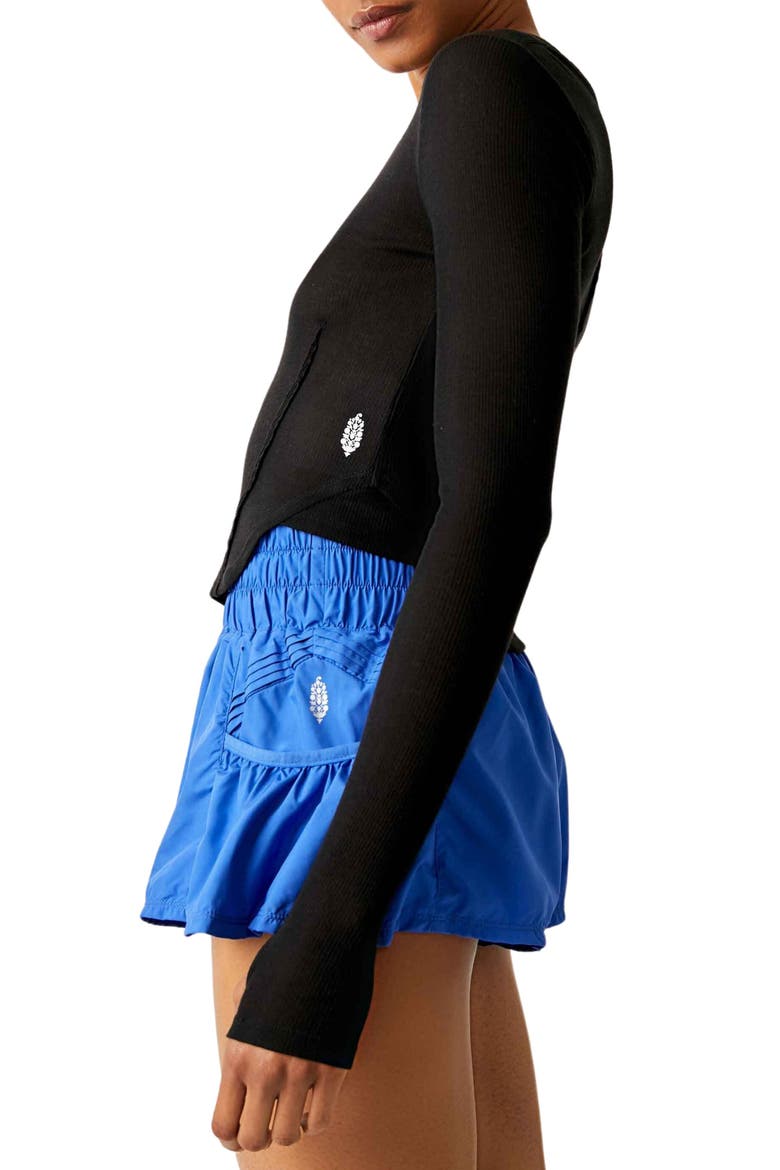 FP Movement Mind Over Matter Long Sleeve Layer Top, Alternate, color, BLACK