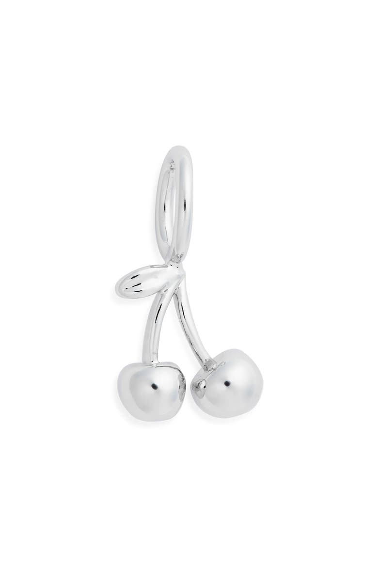 Cherry Pop Charm, Main, color, SILVER